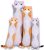 Cute Cat Plush Long Body Pillow Cuddle Cartoon Stuffed Animals Cat Plushie Soft Doll Pillows Gifts for Kids Girls (Gray, 19 Inches), 1 Count (Pack of 1)