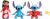 Mattel Disney Lilo & Stitch Storytellers Set of 3 Action Figures, Finding Ohana Collectible Toy Pack with Lilo, Stitch & Experiment 626