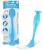 Bumco Baby Bum Brush – BPA-Free Diaper Cream Spatula with Suction Cup Base, Soft & Flexible Silicone, Wipe-Clean, Mom-Invented Diaper Bag Essentials (Blue)