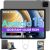 Android Tablet, 10 inch Android 15 Tablet with Octa-Core Processor, 12GB RAM 64GB ROM 2TB Expand, 1280×800 HD Touchscreen, GPS, WiFi 5, Dual Camera, BT5.0, 6000mAh, Widevine L1 (Black)