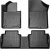 Custom Floor Mats for Hyundai Sonata 2015-2019,All-Weather TPE Rubber Floor, Odorless Anti-Slip,1st & 2nd Row, Black (Sonata 2015-2019)