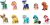 Paw Patrol, 10th Anniversary, All Paws On Deck Toy Figures Gift Pack with 10 Collectible Action Figures, Kids Toys for Ages 3 and up