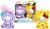 Care Bears x Hello Kitty Plush 2 Pack – Hello Kitty as Funshine Bear & My Melody as Share Bear