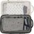 Baby Diaper Bag Organizer Pouches – 2 Pack Waterproof Pod Hanging Diaper Bag Mesh Bag Reusable, Washable or Baby Cloth Diapers (Black&White)