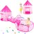 Sumbababy Pop Up Kids Play Tent with Tunnel – Ball Pit for Boys, Girls and Toddlers – 3 in 1 Playhouse Kids Indoor Outdoor Tents Set