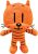 MerryMakers Dog Man’s Li’l Petey Plush Toy, 6.5-Inch, from Dav Pilkey’s Dog Man Book Series, Orange