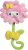 Jazwares Hello Kitty and Friends 14-inch My Melody Pink Plush Special Occasion Flower with a Bendable Stem – Giftable Packaging – Officially Licensed – Ages 6+