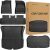 Weize Floor Mats Fit for Tesla Model 3 Highland 2025 2024, TPE All Weather Cargo Liner Floor Mats and Cargo Trunk Mats Accessories Front Rear Cargo Mat Full Set