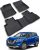 Floor Mats Custom-Fit for Nissan Rogue 2025 2024 2023 2022 2021 | All-Weather Car TPE Mat Set | Front Rear Floor Liners | Automotive Interior Accessories for Protection Not for Sport Models