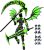 T13 Action Figure(Assembly Completed),Titan 13 Robot Action Figures ,3D Printed Dummy 13 Action Figure Articulated, Lucky 13 Gift for Collectors Desktop Decorations,muñeco de acción(Black Green)