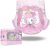 Littleforbig Adjustable Hook-and-Loop Fastener Closure Adult Printed Cloth Back Diaper 10 Pieces – Little Beauty (Medium 28″-38″)