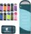 GEERTOP Backpacking Sleeping Bag for Camping, Lightweight Sleeping Bags for Adults Kids Summer Warm Cold Weather Hiking Travel
