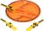 Constructive Eating Plate and Utensils Set – USA-Made Toddler Dinnerware with Divided Plates (Construction)