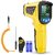 MESTEK Infrared Thermometer Temperature Gun, -58°F ~ 1472°℉, Non-Contact Digital IR Laser Thermometer Temp Gun with Probe for Cooking, Pizza Ovens, Griddles, Meat, HVAC, Adjustable Emissivity