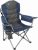 Oversized Camping Chair, Full Padded Outdoor Folding Chair Support 350 LBS, Heavy Duty Lawn Chair w/Cup Holder, Cooler Bag, Shoulder Straps for Adult-Blue