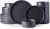 LERATIO Ceramic Dinnerware Sets for 6, High Edge Stoneware Plates and Bowls Set, Chip and Crack Resistant | Oven & Dishwasher & Microwave Safe Dishes Set, Service for 6 -Ashen