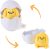 GUND Sanrio Gudetama The Lazy Egg Stuffed Animal, Gudetama in Eggshell Plush Toy for Ages 1 and Up, 5”