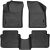 Husky Liners Weatherbeater Floor Mats | Fits 2011 – 2014 Chrysler 200 4-Door & Dodge Avenger | Front & 2nd Row, 4-pc Black – 98091