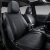 Coverado Tacoma Seat Covers Full Set, Faux Leather Car Seat Covers Custom Fit for 2005-2023 Toyota Tacoma Double & Crew Cab SR SR5 Limited TRD Sport/Pro/Off Road Toyota Tacoma Accessories (Black)