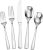 Mikasa, Delano Flatware Service for 4, 20 Piece Set, 18/0 Stainless Steel Silverware Set
