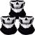 ZKSM 3Pcs Breathable Face Masks Skull Mask Seamless Balaclava Mask Headwear Scarf