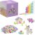 PLUS PLUS 600 Piece Interlocking Building Blocks for Kids, Open Ended Connecting Toys, STEM Bin Classroom Mini Manipulatives – Pastel Mix Play Tube