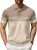 COOFANDY Men’s Knit Polo Shirts Short Sleeve Striped Golf Polo Shirts Lightweight Casual Collared T Shirt