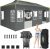 COBIZI 10×20 Pop Up Canopy Tent, Outdoor Party Tent with 6 Sidewall One Push Setup Glow, 3 Adjustable Height Air Vent Waterproof UPF50+, Bag, 4 Sandbag, 6 Stake, 12 Rope for Beach, Commercial