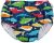 Green Sprouts Boys’ Pull-up Reusable Absorbent Swimsuit Diaper, Navy Whale League, 12 Months