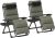 Outsunny Zero Gravity Chairs Set of 2, Reclining Folding Zero Gravity Lounge Chair, Outdoor Lounge Chairs with Removable Cushion, Headrest, and Cup Phone Holder Tray for Patio, Beach, Gray