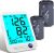 Blood Pressure Monitor-Automatic Blood Pressure Machine XL Cuff for Big Arms 13-21”-Medium/Large Cuff 9″-17″ Extra Large Backlit LCD Two User 1000 Mem (Blue
