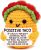 Mini Emotional Taco Support Positive Crochet Animals Funny Fathers Day Birthday Gifts for Women Mom Dad Husband Daughter Sister Friend Inspirational Gifts Handmade Knitted Cute Christmas Stuffer