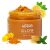 Minimo Glow Turmeric Face Scrub (Citrus Peach) – Infused with Turmeric, Manuka Honey, Cinnamon, and Chamomile – Turmeric Glow Face Scrub for All Skin Types – 5 FL OZ (147 ML)