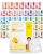 DERMAL 39 Combo Pack A Collagen Essence Korean Face Mask – Hydrating & Soothing Facial Mask with Panthenol – Hypoallergenic Self Care Sheet Mask for All Skin Types – Natural Home Spa Treatment Masks