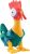 Moana 11-inch Hei Hei Feature Small Plush with Sounds and Dancing, Stuffed Animal, Pretend Play, Kids Toys for Ages 3 Up by Just Play