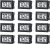12 Pack Pgzsy Mini Small Digital Electronic Temperature Humidity Meters Gauge Indoor Thermometer Hygrometer LCD Display Fahrenheit (℉) for Humidors, Greenhouse, Garden