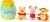 GUND Disney Official Winnie The Pooh Plush Playset with Pooh, Tigger, and Piglet, Sensory Toy Stuffed Animals for Ages 0 and Up, Green, 8”