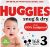 Huggies Size 3 Diapers, Snug & Dry Baby Diapers, Size 3 (16-28 lbs), 168 Count, Packaging May Vary