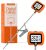 Digital Candy Thermometer with Pot Clip, Instant Read Kitchen Thermometer for Cooking, Baking, and Candy Making – 10″ Stainless Steel Probe, LCD Display, Essential Baking Tool
