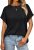 AUTOMET Womens Summer Tops Oversized Short Sleeve Business Casual T Shirts Trendy Fashion Clothes Spring Outfits 2025