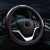 Valleycomfy Steering Wheel Covers Universal 15 inch – Genuine Leather, Breathable, Anti Slip & Odor Free (Black with Red Lines, M(14″ 1/2-15″ 1/4))