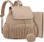 LOVEVOOK Diaper Bag Backpack, Small Baby Bag, Cute Baby Diaper Bag, Stylish Water-Resistant Travel Baby Bag for Mom, Baby Backpack with Changing Pad, Stroller Straps -Khaki