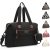 Diaper Bag Tote, Diaper Baby Bags with Pacifier Case, Shoulder Straps, Stroller Clips, Waterproof Large Mommy Maternity Travel Baby Tote for Mom and Dad, black