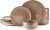 GBHOME Ceramic Dinnerware Sets for 4, 12 Pieces Stoneware Plates and Bowls Sets, Reactive Glaze Dishes -Scratch Resistant, Dishwasher&Microwave Safe,