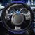 Sport Style Black Leather Steering Wheel Cover with Blue S-Type Design Grip Steering Wheel Accessory,Universal Fit 14.5-15.25 inch Steering Wheel