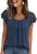 AUTOMET Womens Lace Tops Pleated Short Sleeve Shirts Summer Business Casual Dressy Blouses