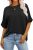 ANRABESS Womens Tops Oversized T Shirts Short Sleeve Crewneck Summer Casual Loose Basic Tee Shirt 2025 Trendy Fashion Clothes