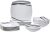Amazon Basics 18 Piece Kitchen Dinnerware Set – Square Plates, Bowls, Service for 6 – Modern Beams