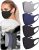 KARIZMA Styling Essentials Cloth Face Mask. 4 Buttery Soft Masks Washable Fabric. (Twilight) Navy, Grey and 2X Black Face Mask Reusable. Fabric Face Mask 4 Pieces