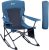 PORTAL Folding Camping Rocking Chair Portable Outdoor Rocker High Back Cup Holder Side Pocket Carry Bag Included, Support 300 lbs